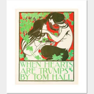 When Hearts Are Trumps, Will Bradley 1894 Posters and Art